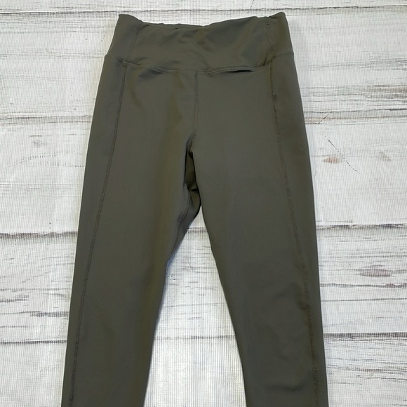 Stoic Leggings Women's M Medium Green Athletic Ankle - Picture 4 of 11